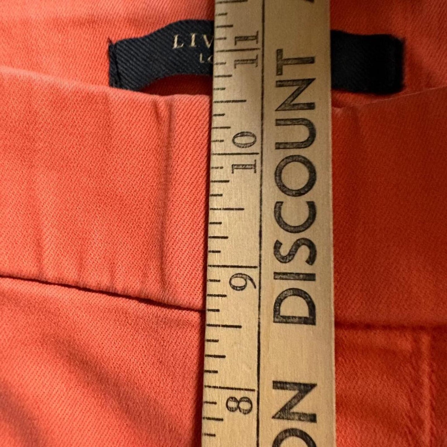 Liverpool Los Angeles Georgia Coral Ankle Legging Jeans Womens Size 8/29 Orange