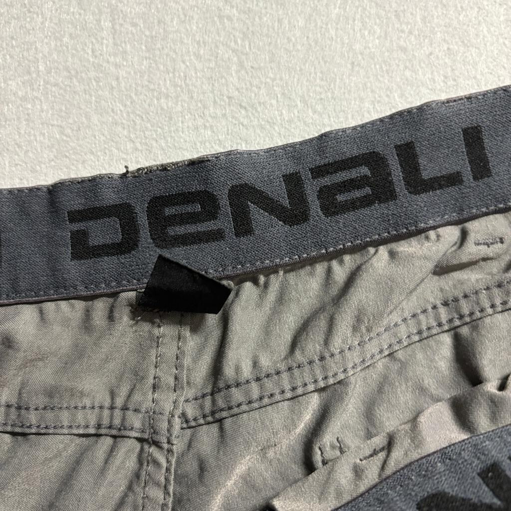 Denali Mens Pants 34x30 Gray Nylon Spandex Stretch Hiking Outdoor Cargo