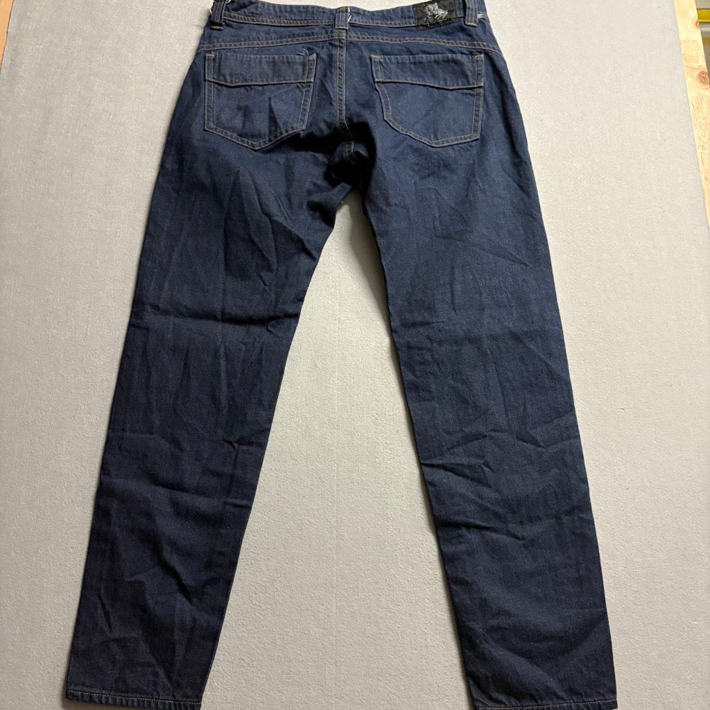 London Brigade Italian Premium Fabric Jeans Mens 38 Dark Wash Stretch Denim