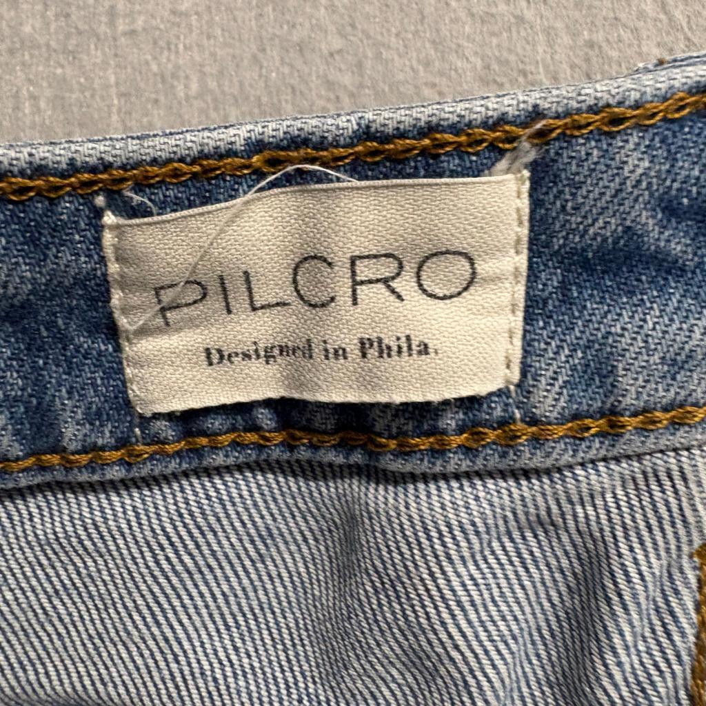 Pilcro and the Letterpress Jeans Womens 30 Blue Denim Straight Leg Anthropologie