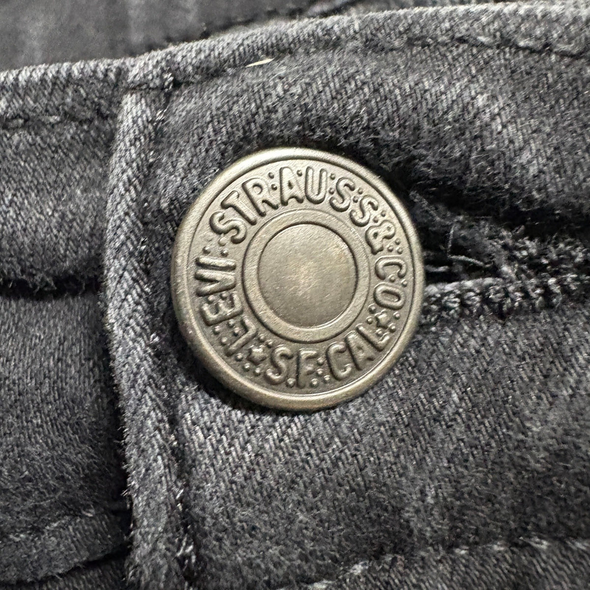 Levi's 724 High Rise Straight Jeans Womens 27 W27 L30 Black Stretch Denim Pants