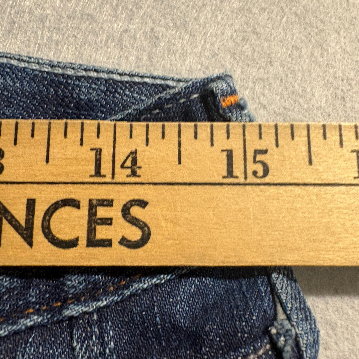 Earnest Sewn Harlan Slimmer 283 Womens Jeans Size 26 Dark Wash Made in USA