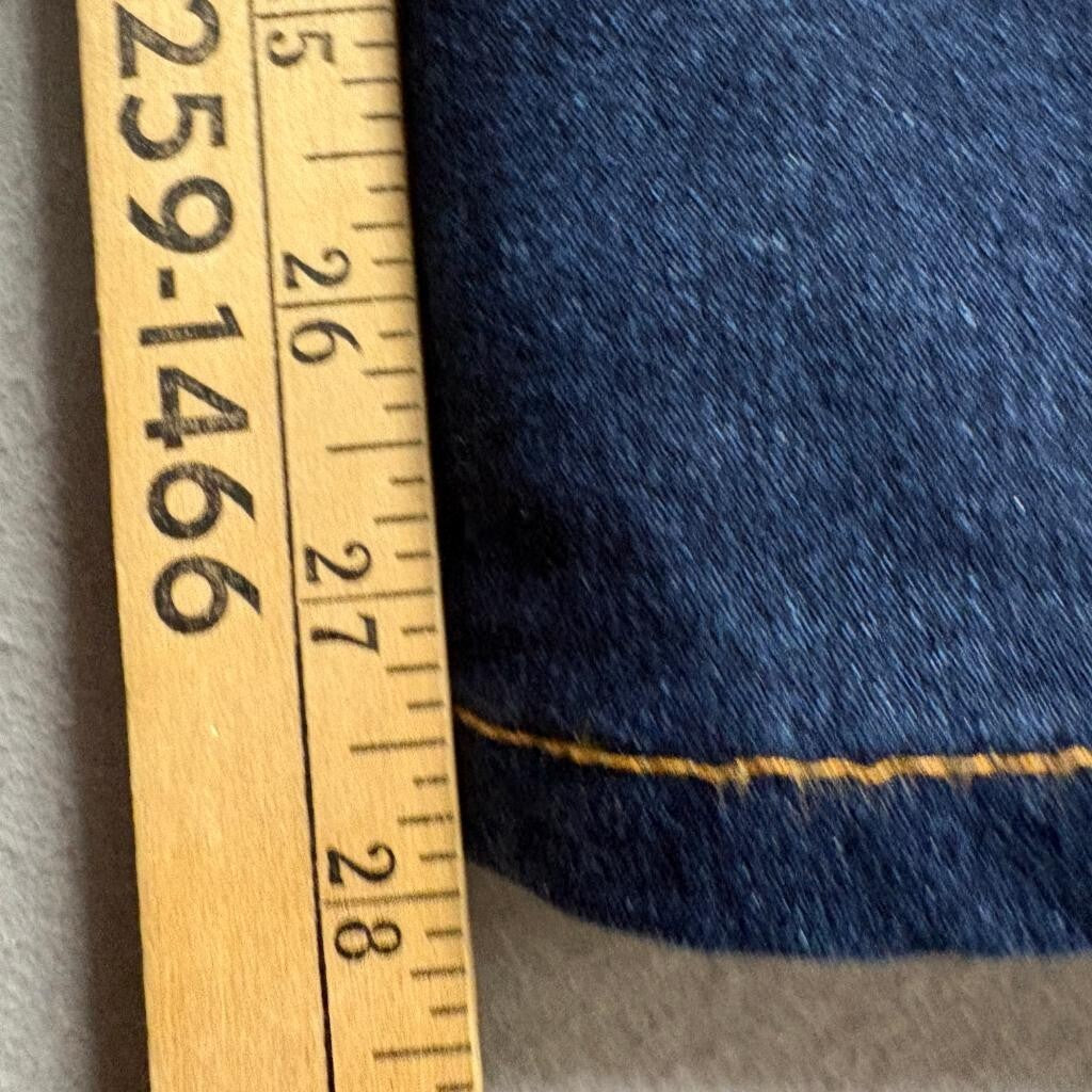 L.A. Baggy Jeans Womens Size 28 Dark Wash Flare Leg Denim Blue Jeans