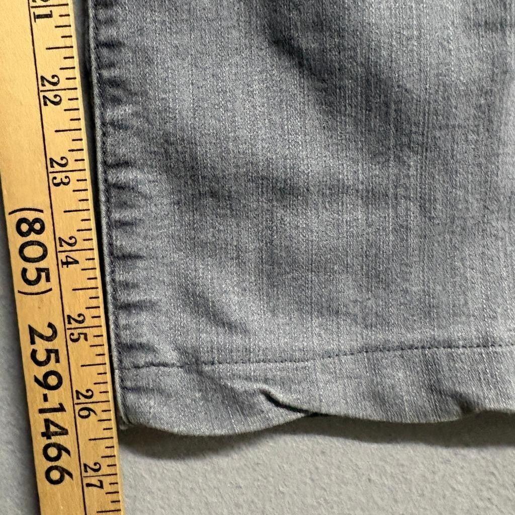 NYDJ Not Your Daughters Jeans Womens 14P Gray Lift Tuck Straight Leg Denim