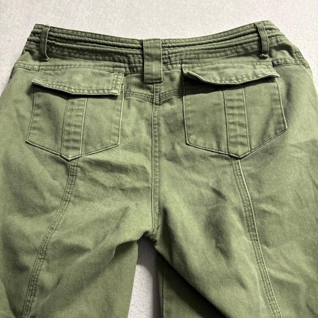 J. Galt Brandy Melville Cargo Pants Womens Small Green Wide Leg Utility Y2K