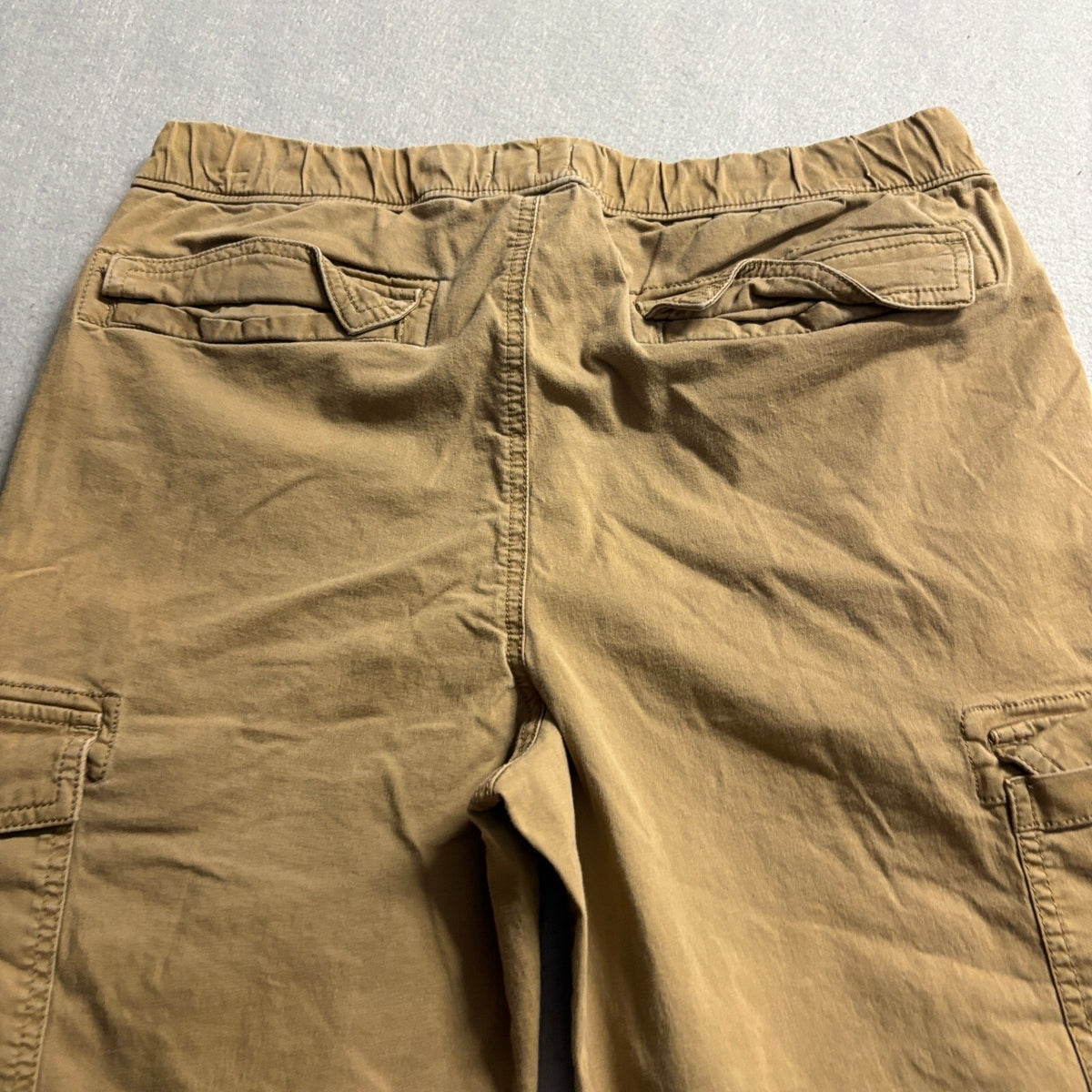 Sonoma Goods For Life Mens Cargo Jogger Pants Medium Brown Cotton Stretch