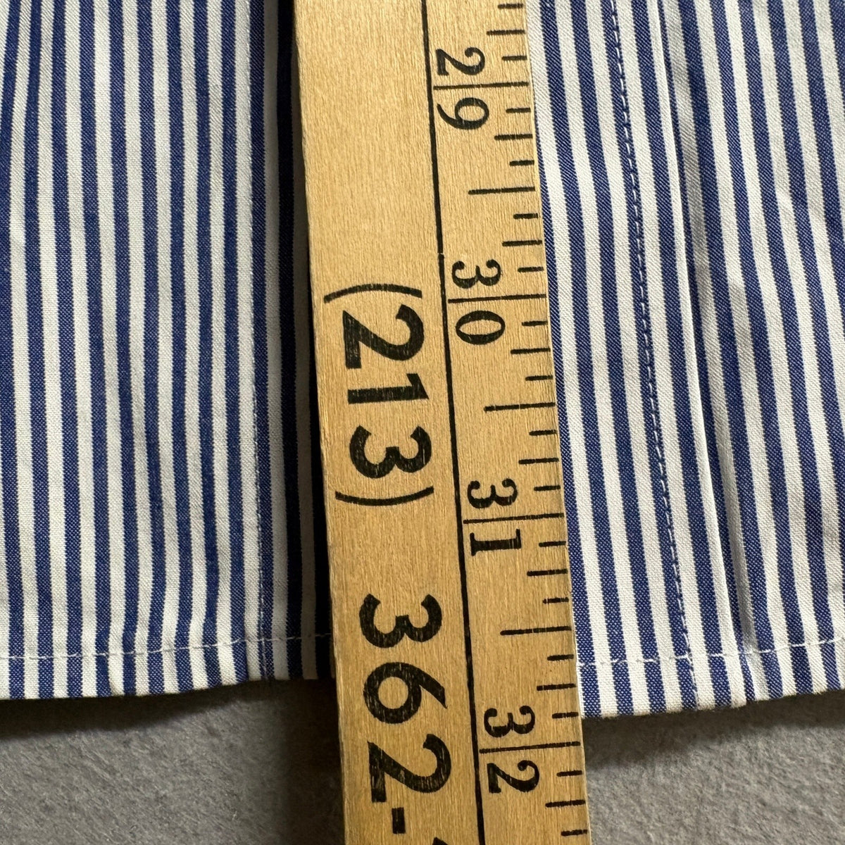 Ariat Pro Series Shirt Mens Large Blue White Striped Western Long Sleeve Button