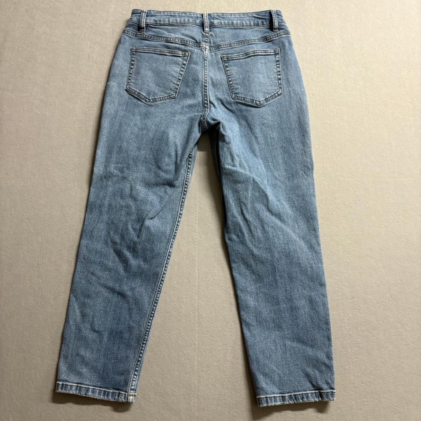 Candace Cameron Bure Jeans Womens Size 8 Blue Denim Straight Leg Stretch