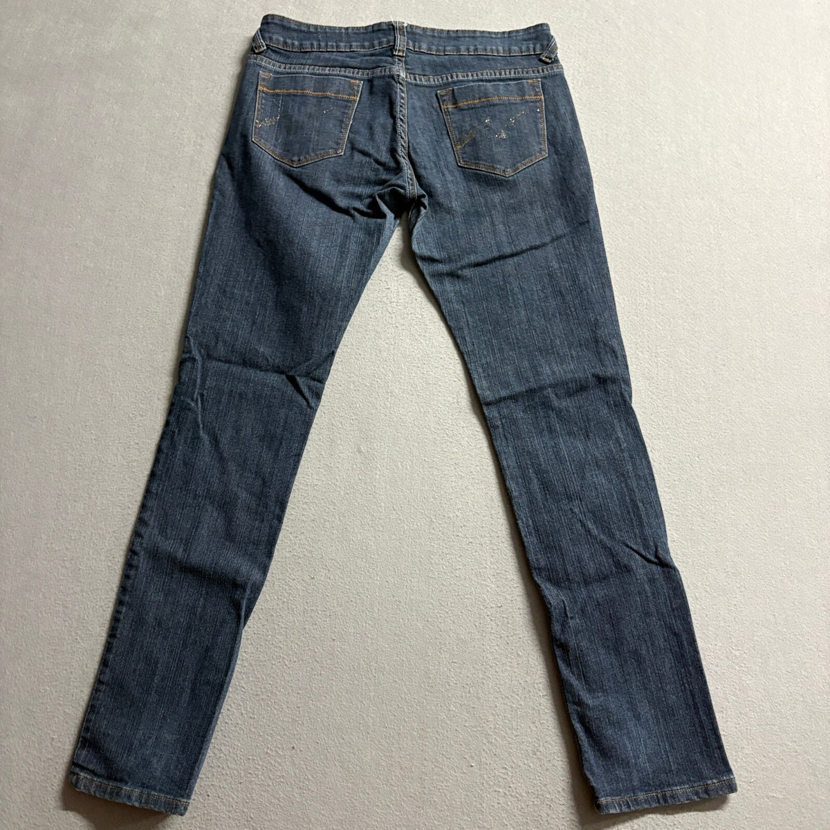 Dolce & B Jeans Womens Size 13/14 Blue Denim Low Rise Skinny Stretch Ramie Blend
