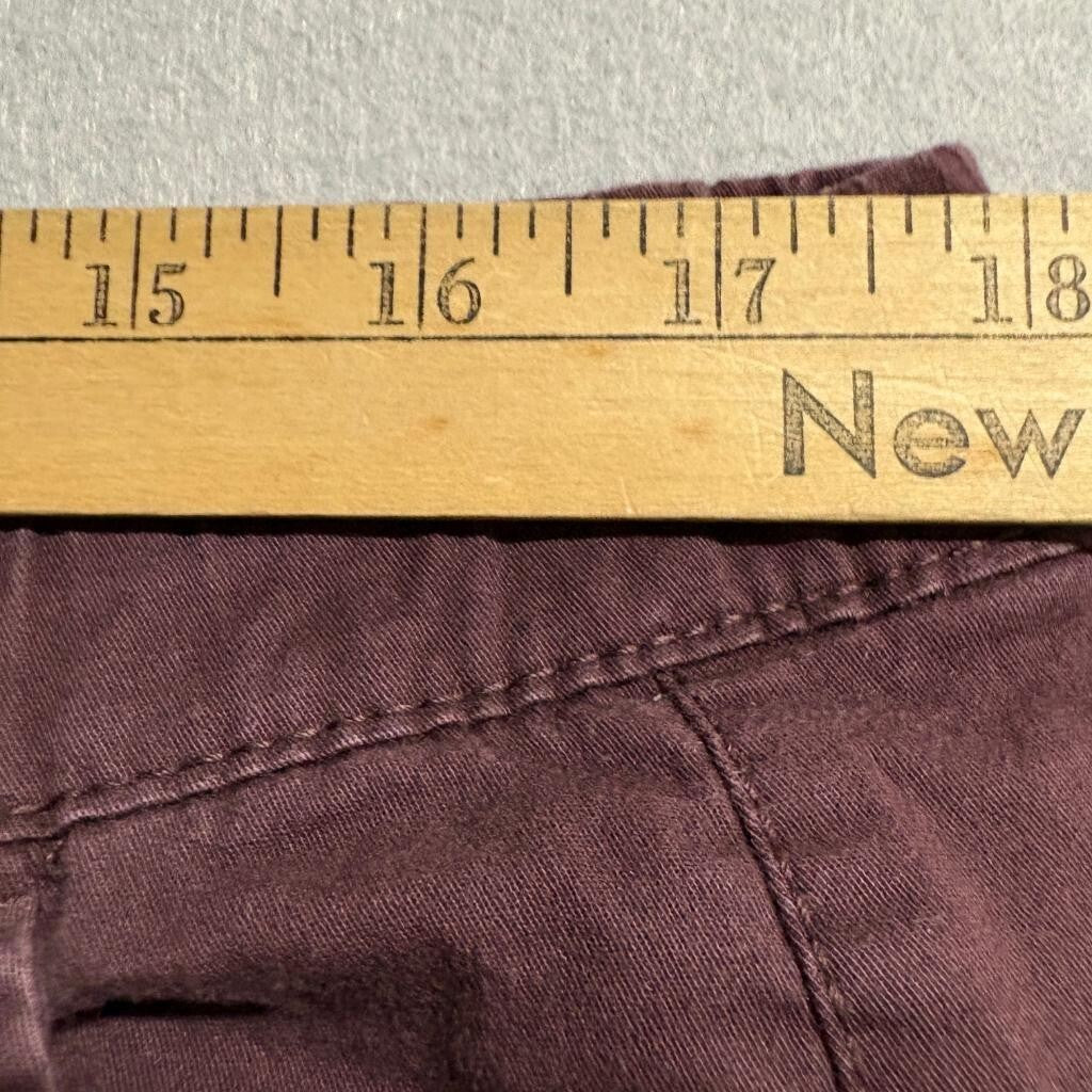 Cotton On The Cuffed Chino Pants Mens 34 Burgundy Maroon Joggers Stretch