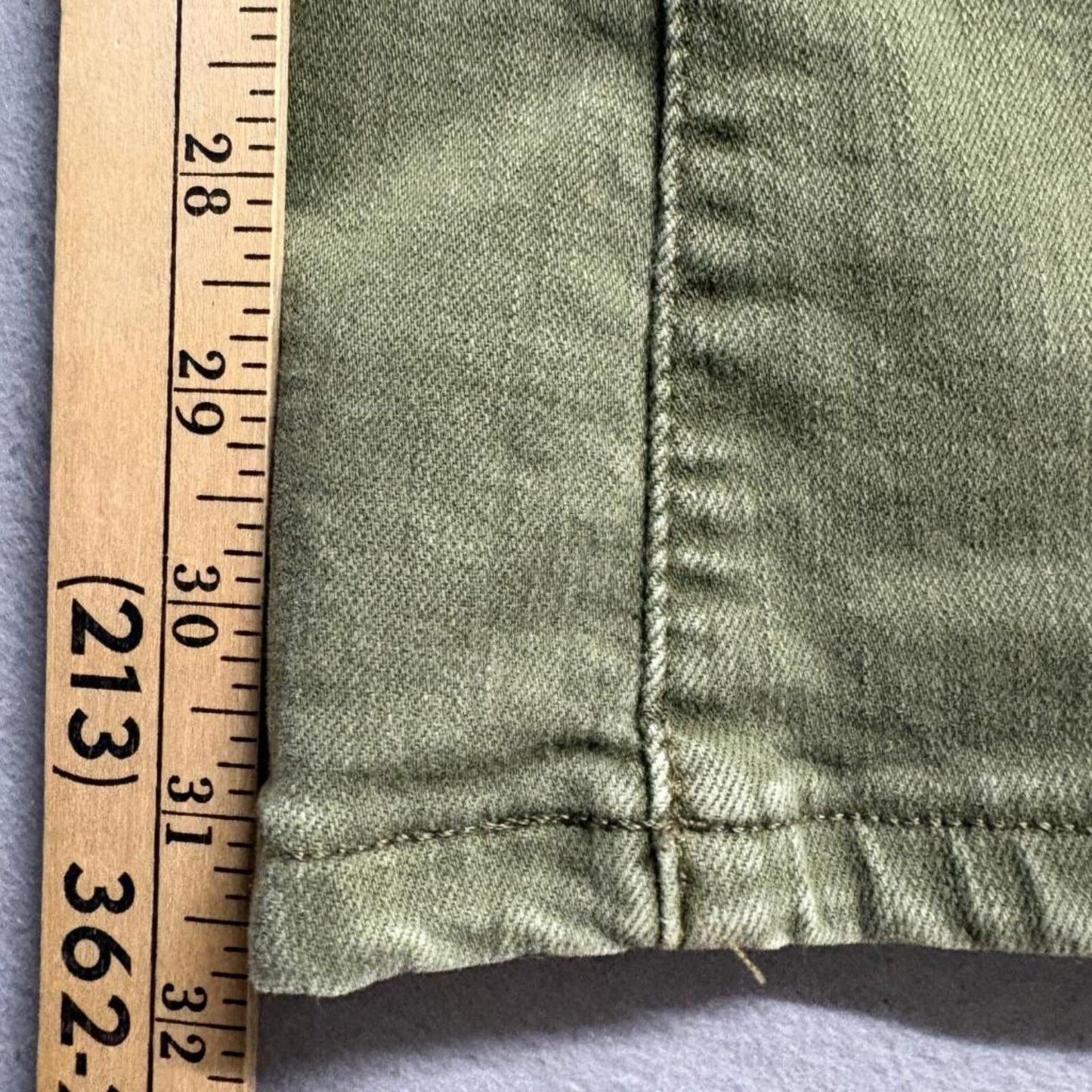 We The Free People Just Float On Flare Jeans Womens 29 Olive Green High Rise