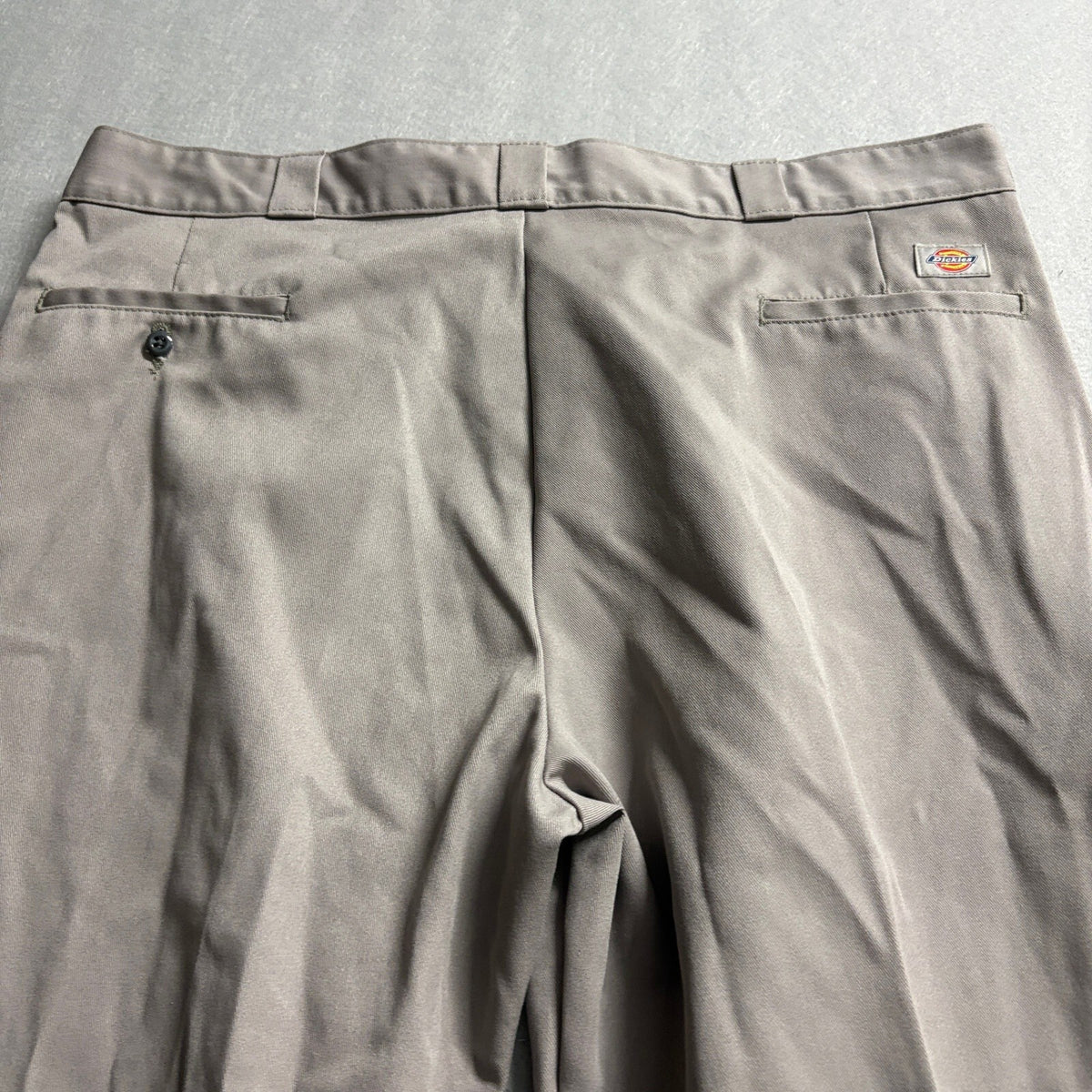 Dickies 874 Original Fit Mens Work Pants Gray Chino Flat Front 38x28