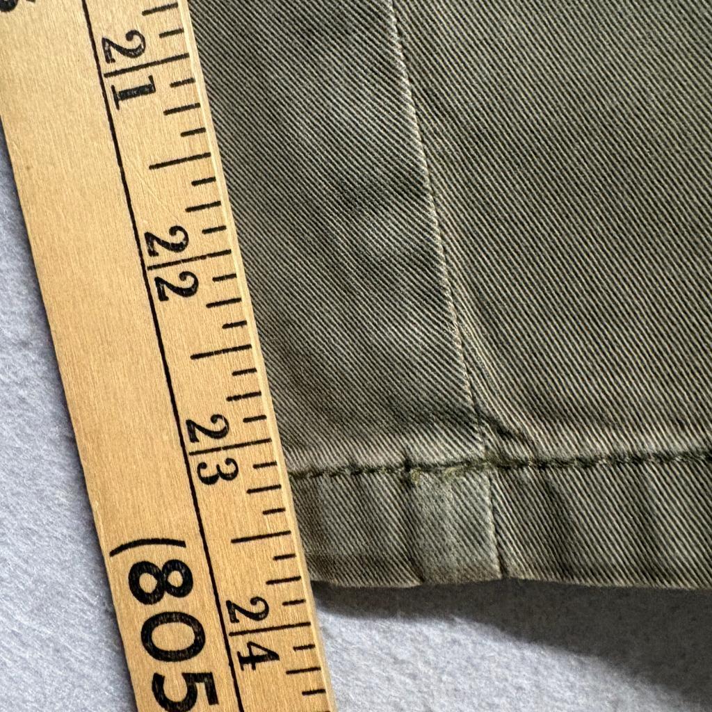J. Jill Women's Size 16 Petite Green Cotton Stretch Utility Cargo Pants Ankle