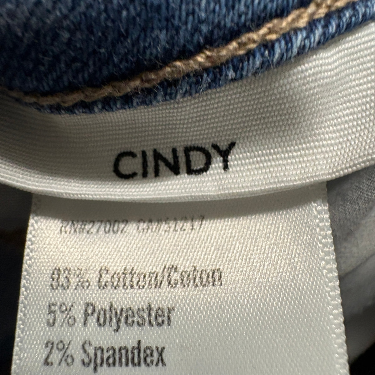 PAIGE Cindy High Rise Straight Leg Jeans Womens Size 25 Blue Denim Raw Hem