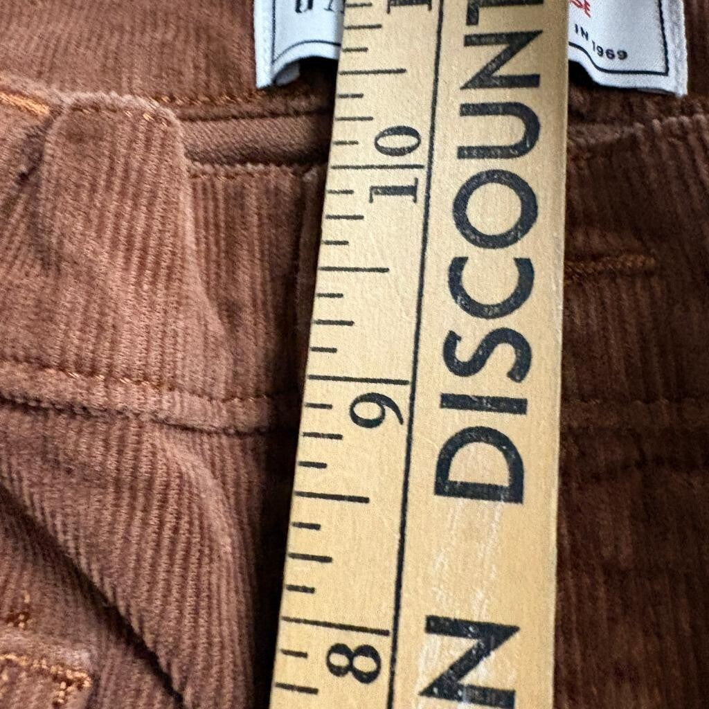 Gap 70s Flare Corduroy Pants Womens 27 4R Brown High Rise Stretch Retro