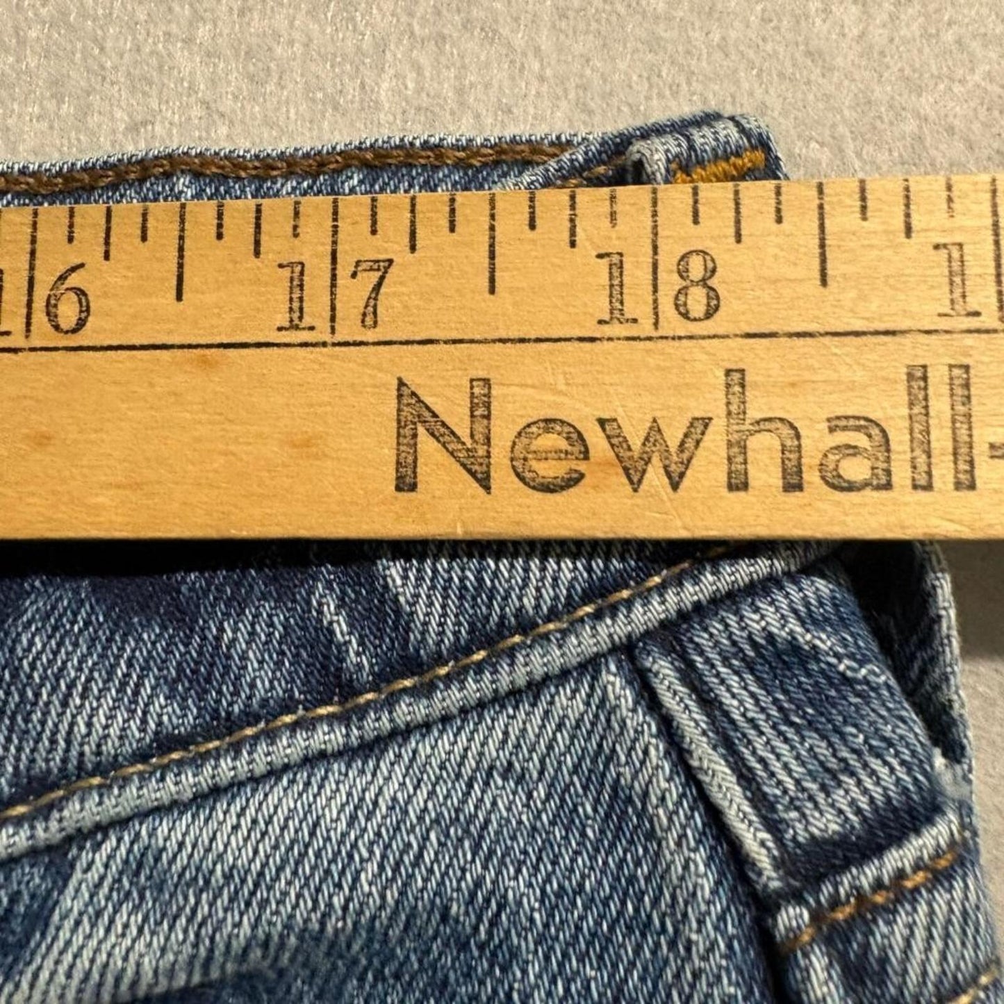 Hollister Baggy Jeans Mens 36x32 Blue Denim Relaxed Wide Leg Carpenter Pockets