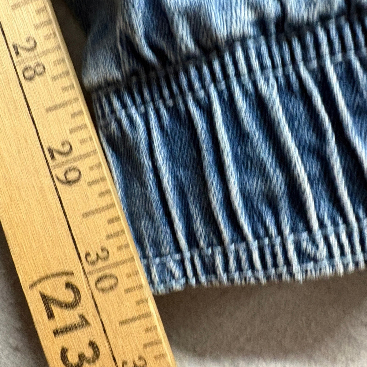 OTB Denim Joggers Mens Medium Blue Elastic Drawstring Waist Cuffed Hem Pants