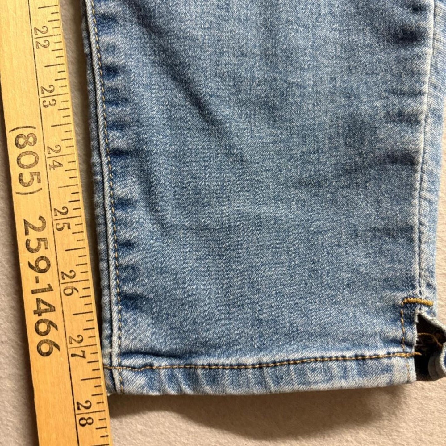Curve Appeal High Rise Skinny Jeans Womens Size 12/31 Blue Denim Curve Creator
