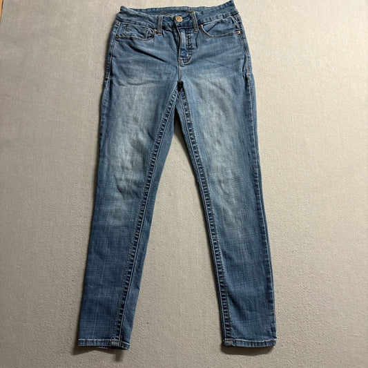 Seven7 Skinny Jeans Womens Size 6 Blue Denim Stretch Medium Wash