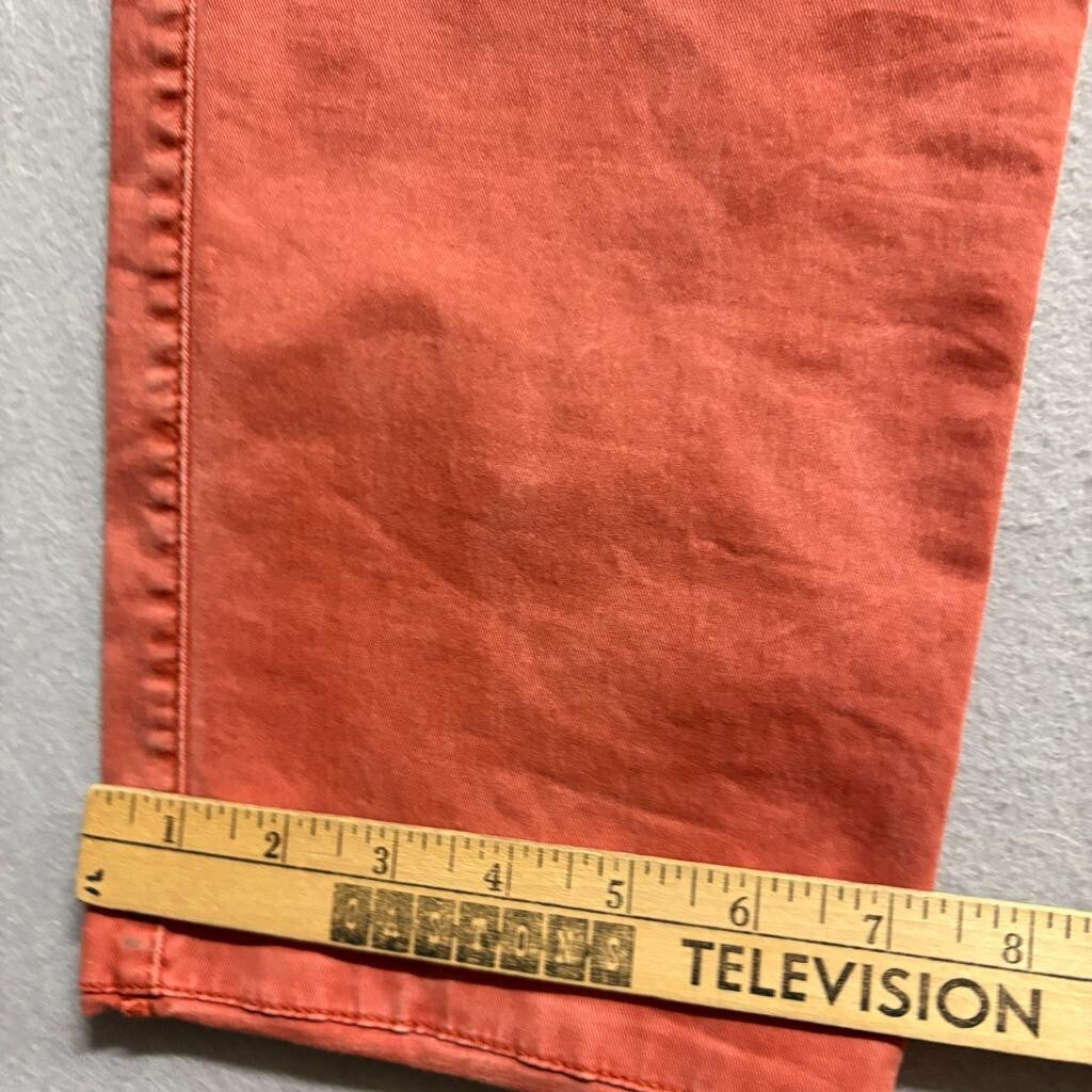 Gap For Good Mens Slim Chino Pants 32x32 Burnt Orange Stretch Cotton Twill