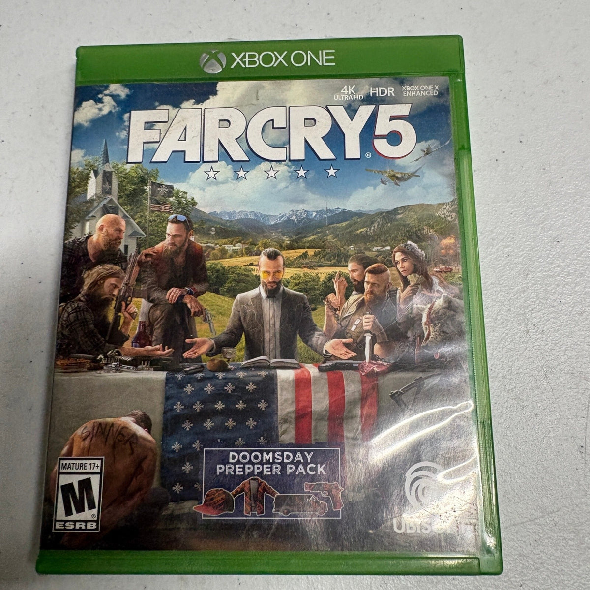 Far Cry 5 Microsoft Xbox One Game Disc Case Insert Doomsday Prepper Pack