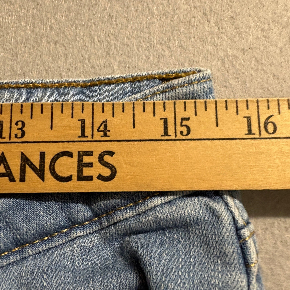Levis 726 Flare Jeans Womens Size 33 Blue Denim Distressed Ripped Knee High Rise