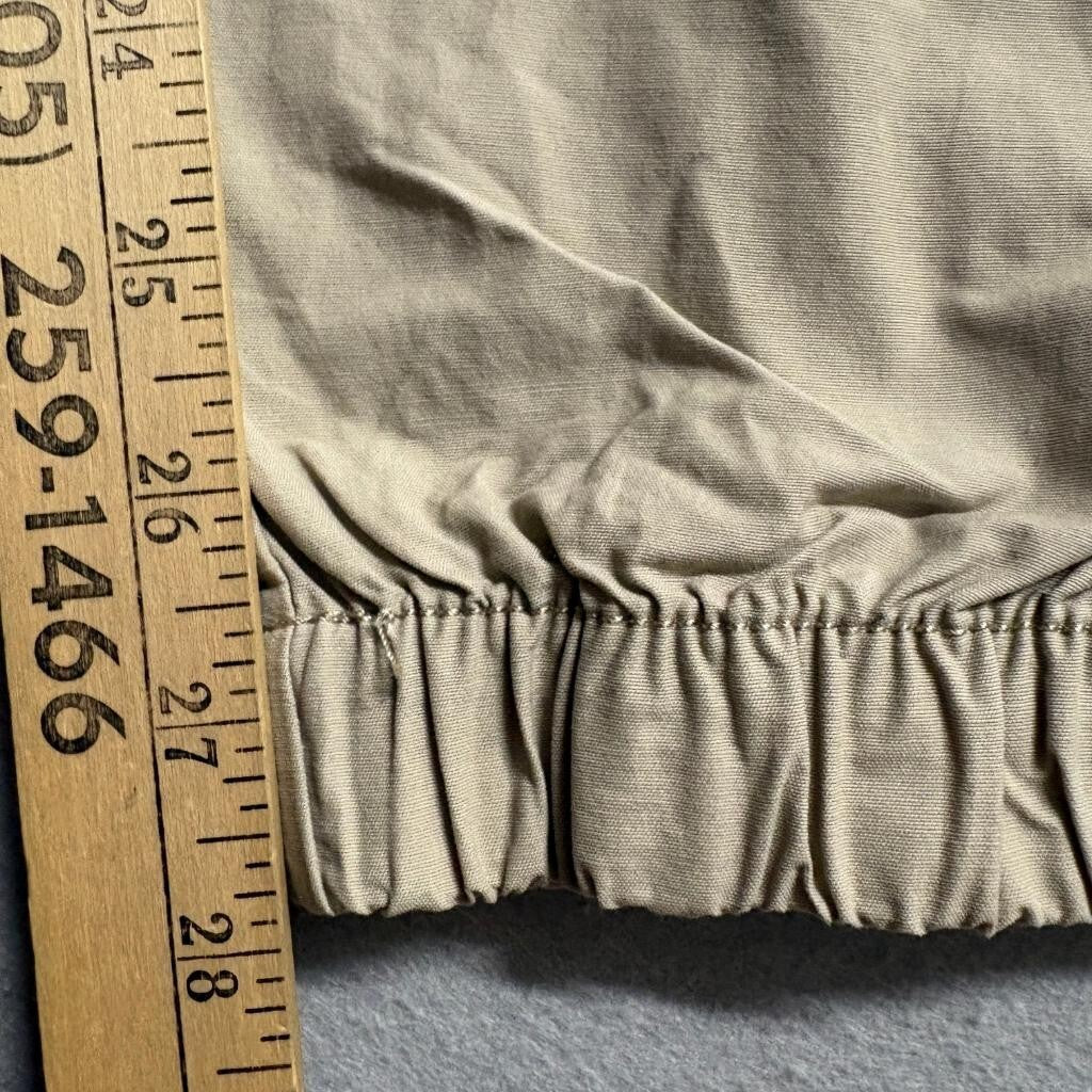 No Boundaries Tech Jogger Pants Mens Large L 36-38 Beige Tapered Leg New