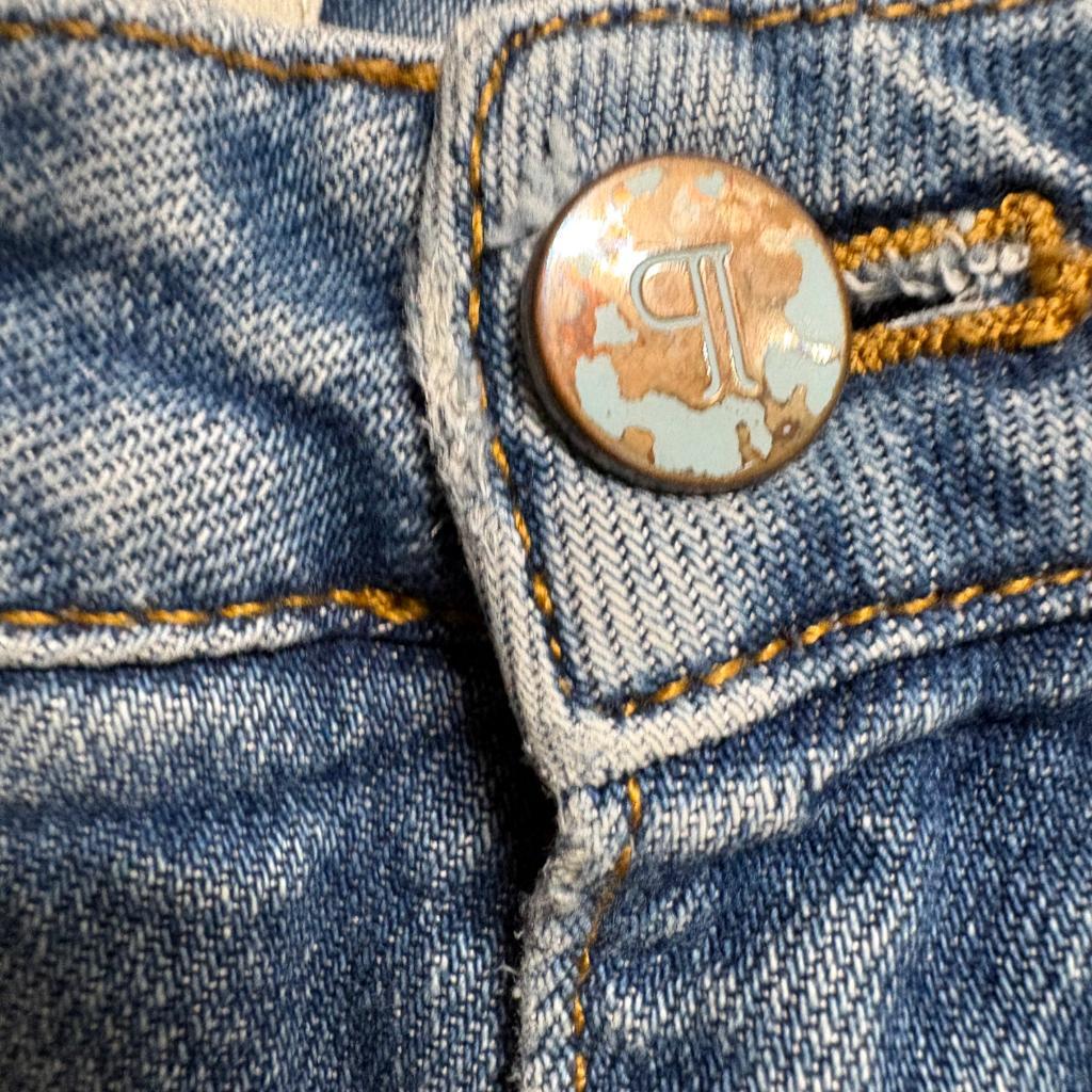 Pilcro and the Letterpress Jeans Womens 30 Blue Denim Straight Leg Anthropologie