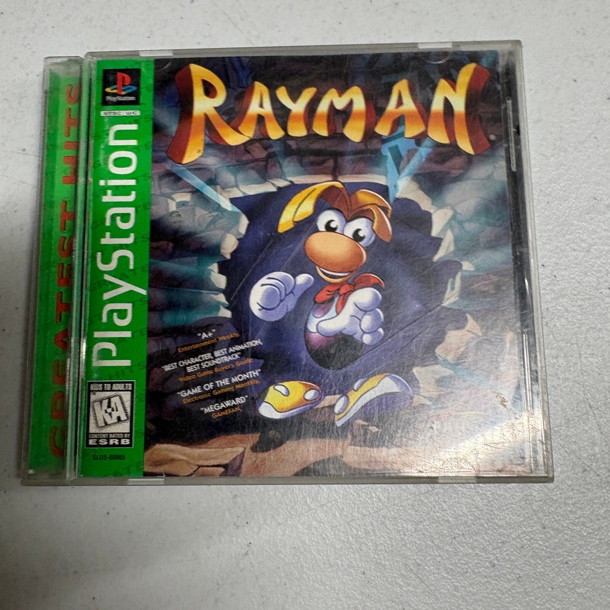 Rayman Sony PlayStation 1 PS1 Greatest Hits Complete CIB Classic Platformer