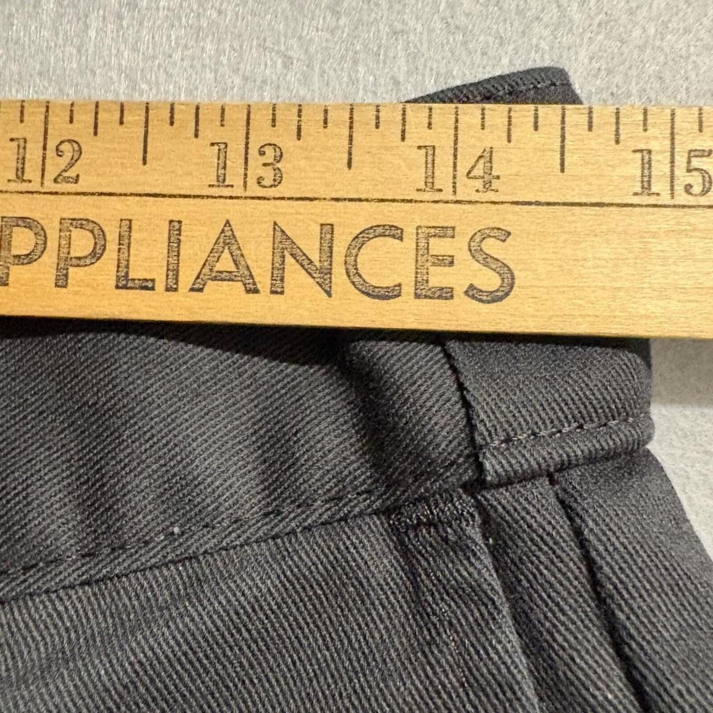 Dickies 874 Original Fit Mens Pants 30x27 Black Raw Hem Cut Off Workwear