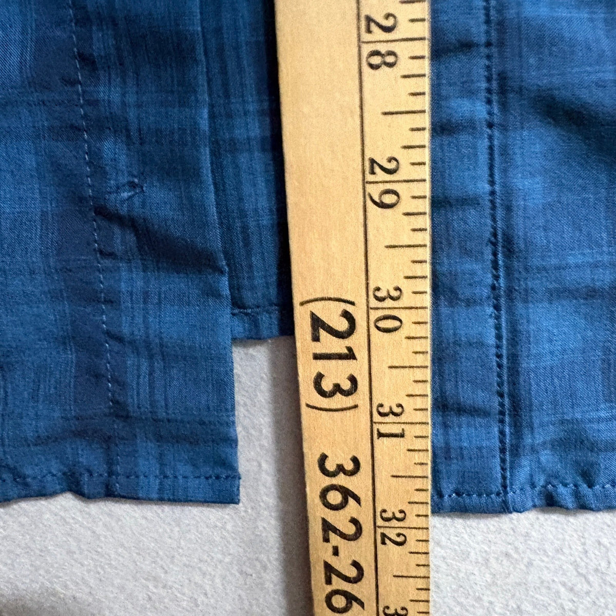 Orvis Plaid Button Down Shirt Mens XXL Blue Short Sleeve Classic Collection