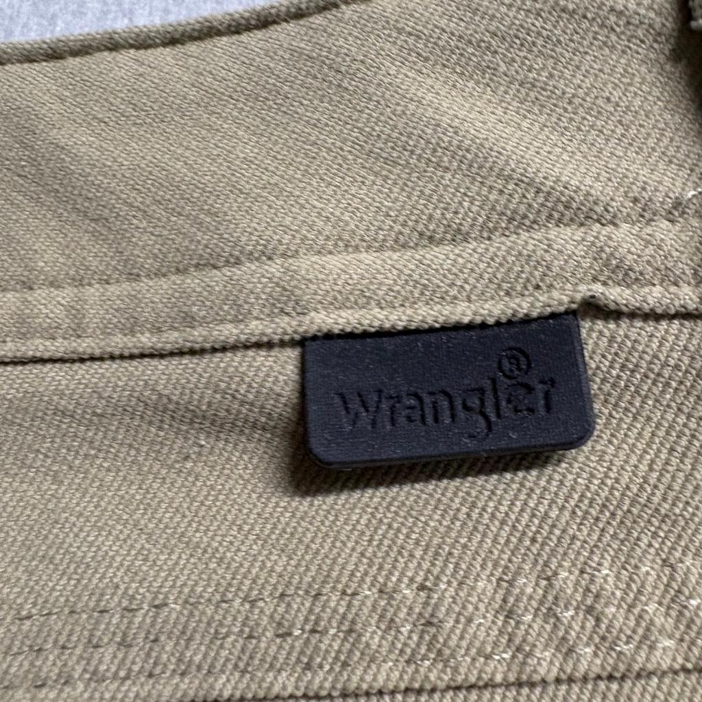 Wrangler Mens Regular Fit Cargo Pants 32x30 Tan Nylon Stretch Outdoor Hiking