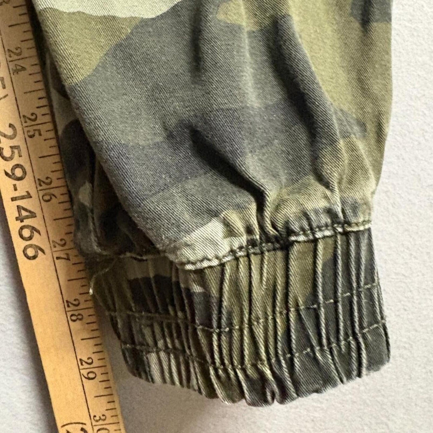 Ecko Unltd Mens Large Camo Jogger Pants Green Camouflage Elastic Waist Cotton