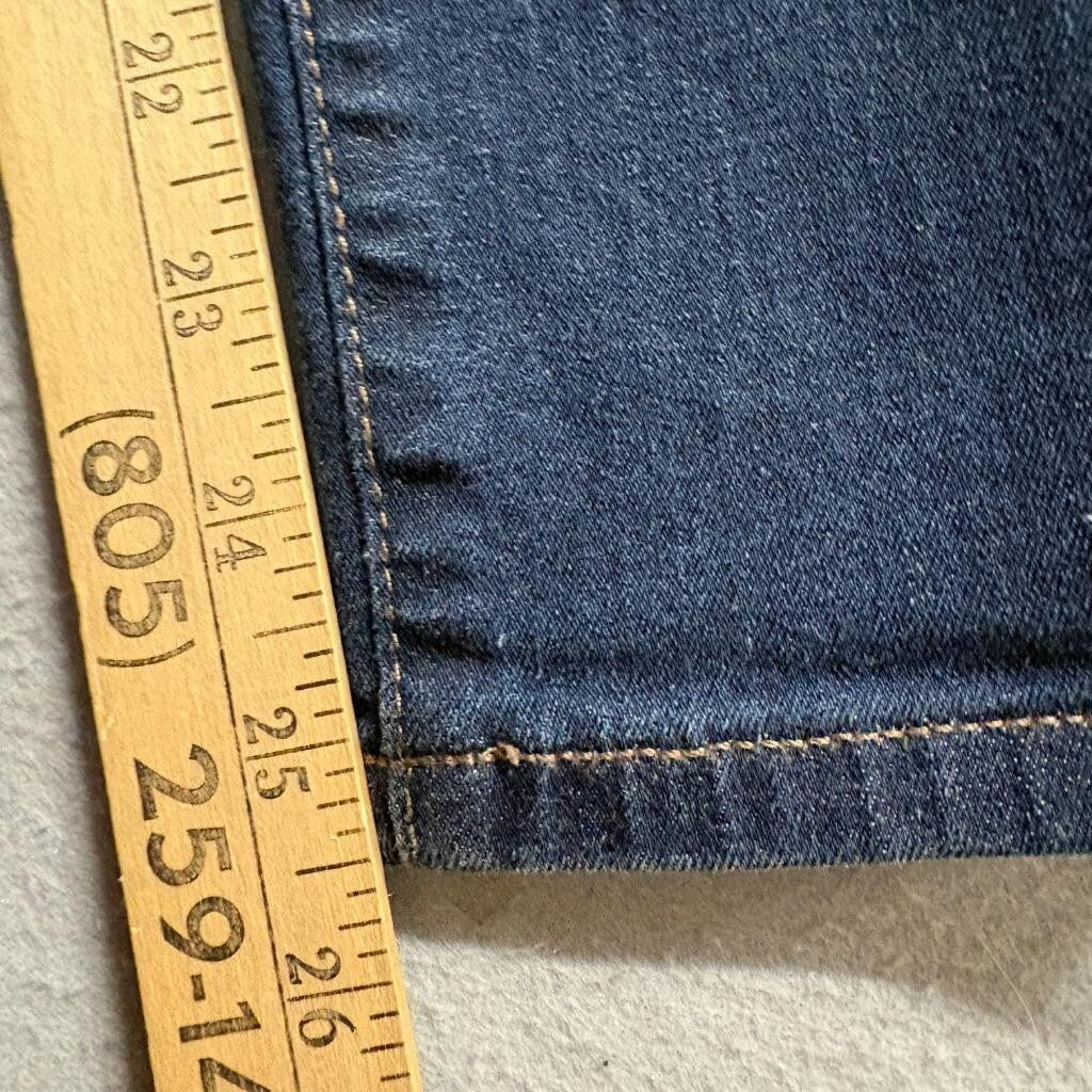 Joe's Jeans Womens 23 Skinny Crop Blue Denim Stretch Mid Rise Jeans