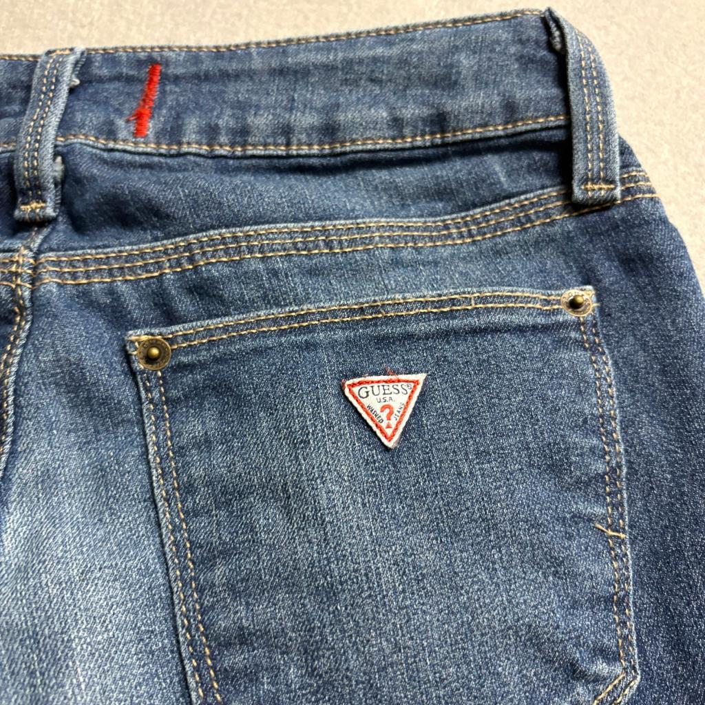 Guess Sienna Curvy Fit Skinny Jeans Womens Size 25 Blue Denim Stretch NWT