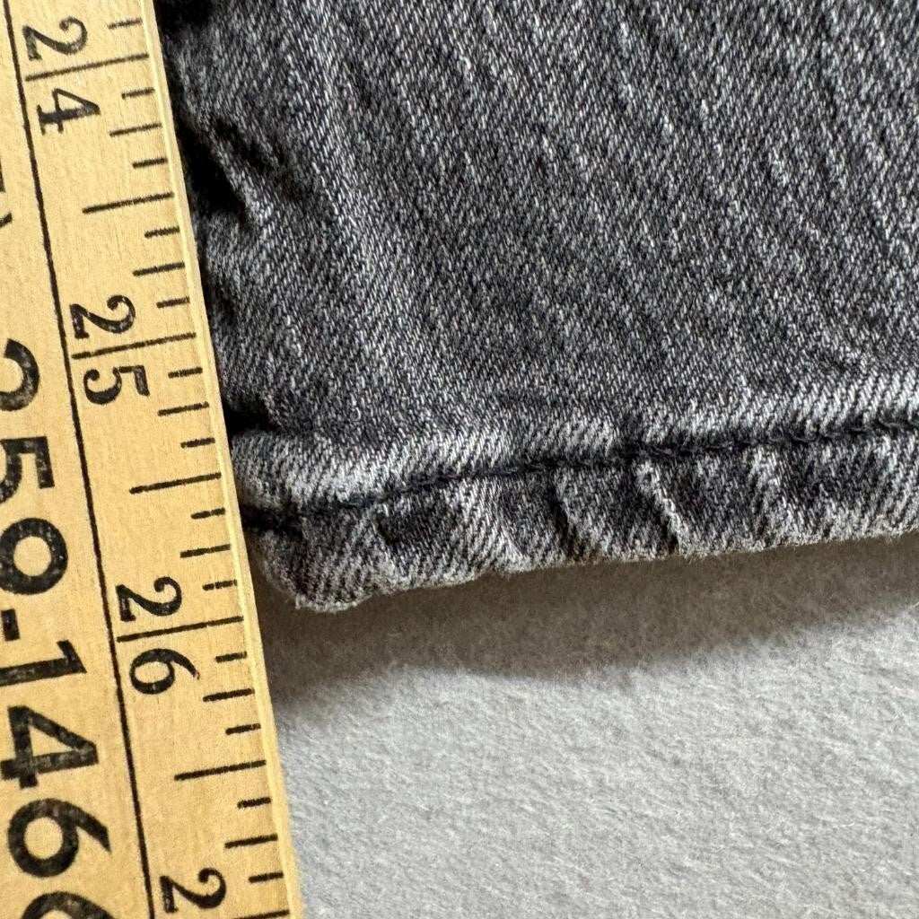 Madewell The Perfect Vintage Jean Womens 28 Gray Charcoal Denim High Rise Slim