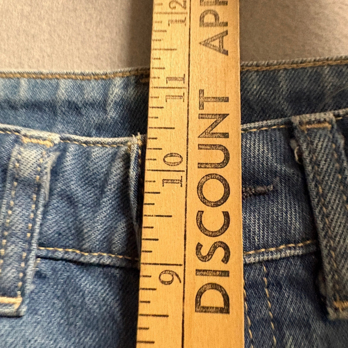 Hollister Abercrombie Sample Jeans Mens 26x26 Blue Denim Straight Leg