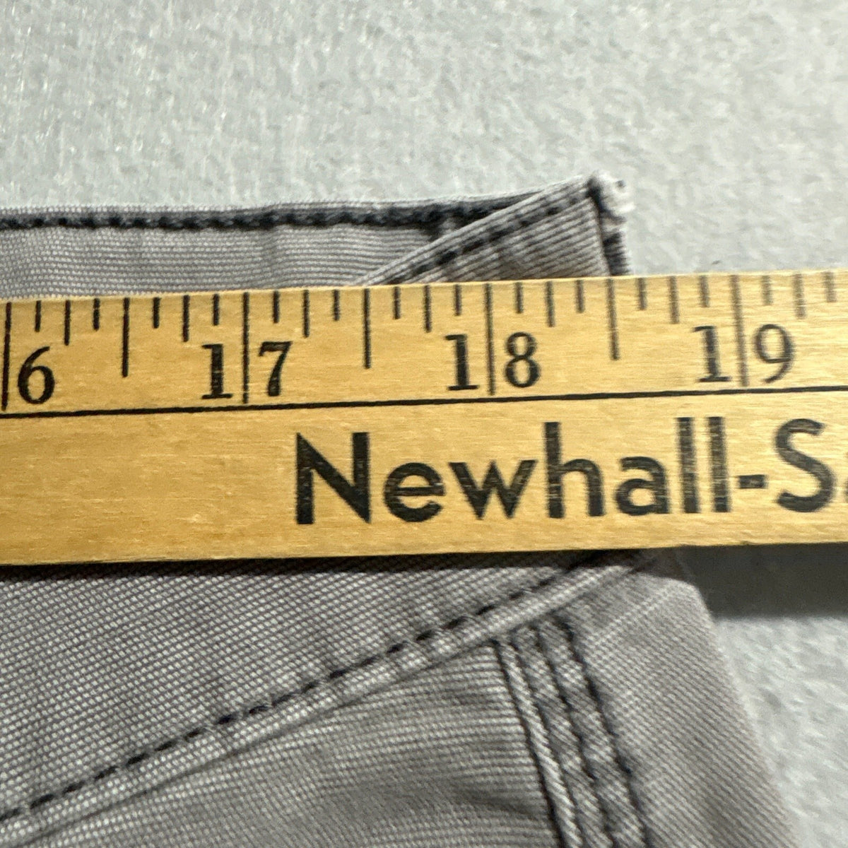 Hawx Work Gear Mens 40x32 Gray Canvas Double Knee Utility Work Pants Stretch