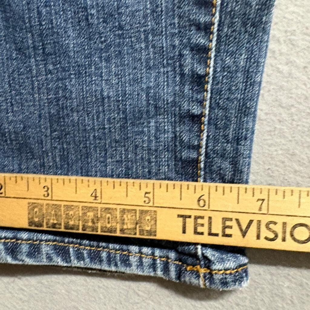 Bitten Sarah Jessica Parker Jeans Womens 12R Blue Denim Straight Leg Stretch