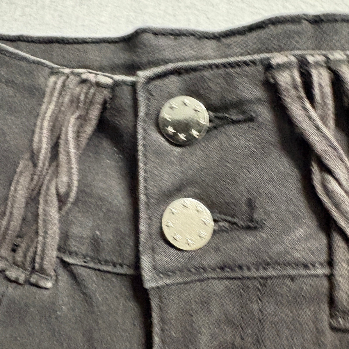 All Americana Jeans Womens Size 0 Waist 22 Black High Rise Skinny Stretch Denim