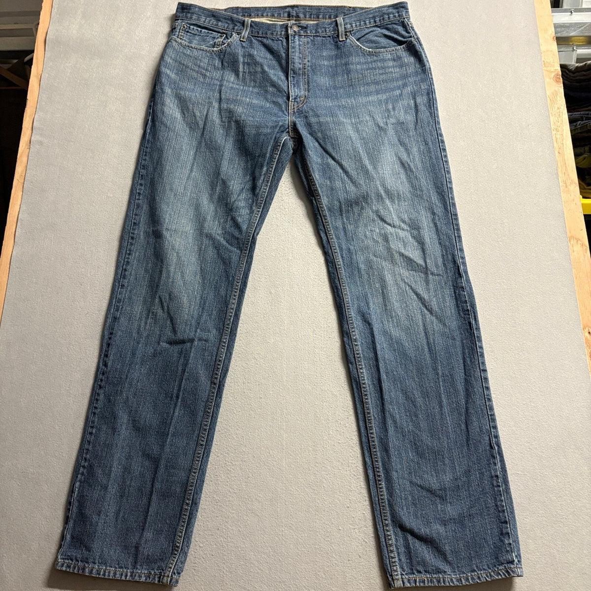 Levis 559 Relaxed Straight Jeans Mens Size 42 x 38 Blue Denim Big & Tall