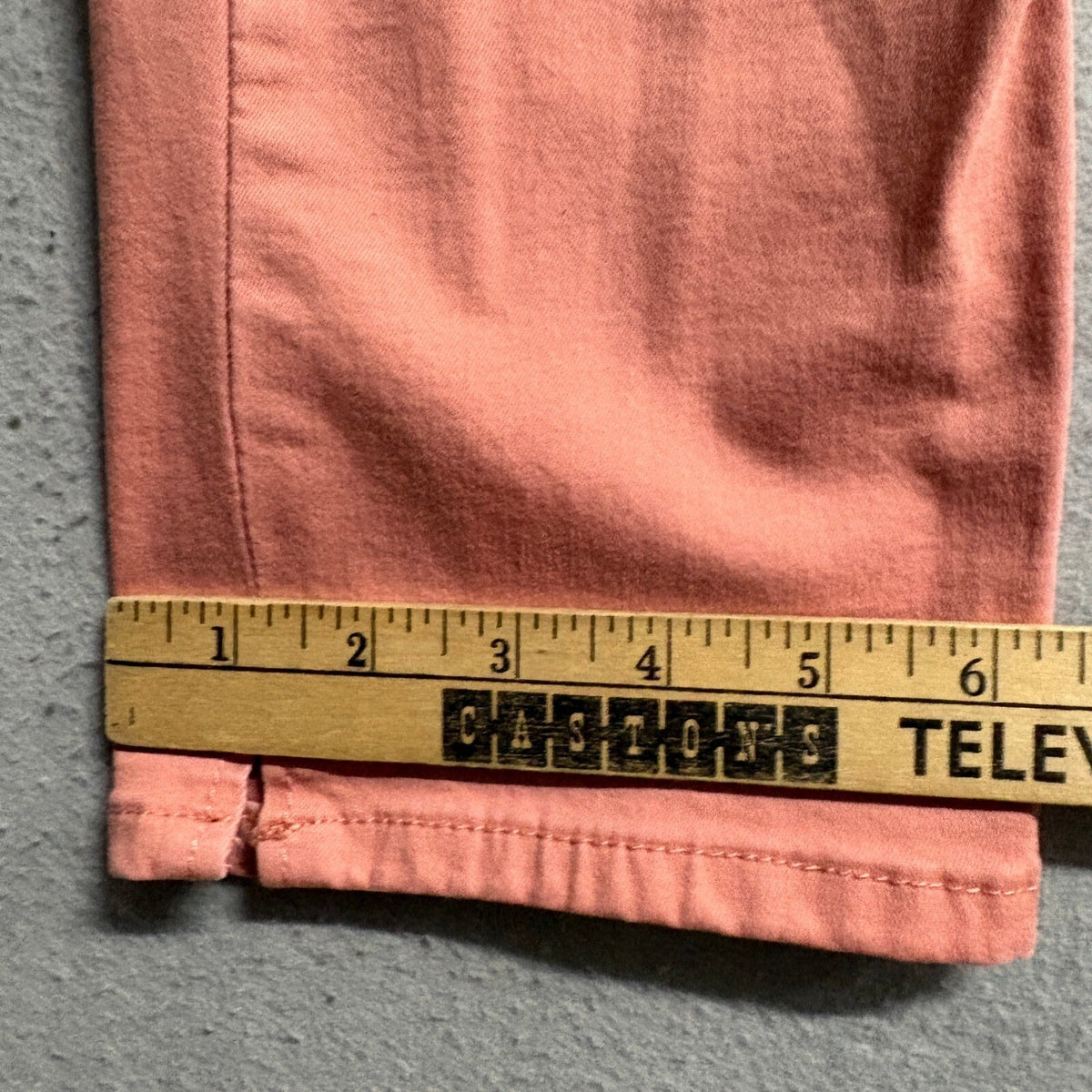 Wit & Wisdom Ab-solution Crop Skinny Jeans Womens 6P Pink Salmon Stretch Denim