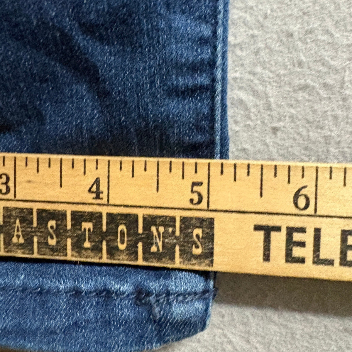 Democracy Freedom Ankle Skimmer Jeans Womens 6 Blue Denim Stretch Crop