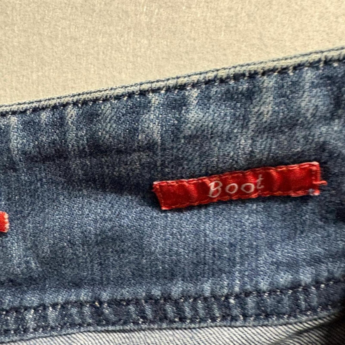 Vigoss Florence Bootcut Jeans Womens Size 0 Blue Denim Low Rise Stretch P1373J