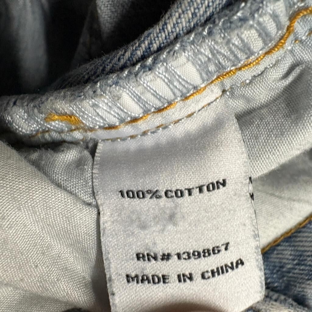 Princess Polly Jeans Womens US 4 Light Wash Blue Denim High Rise Straight Leg