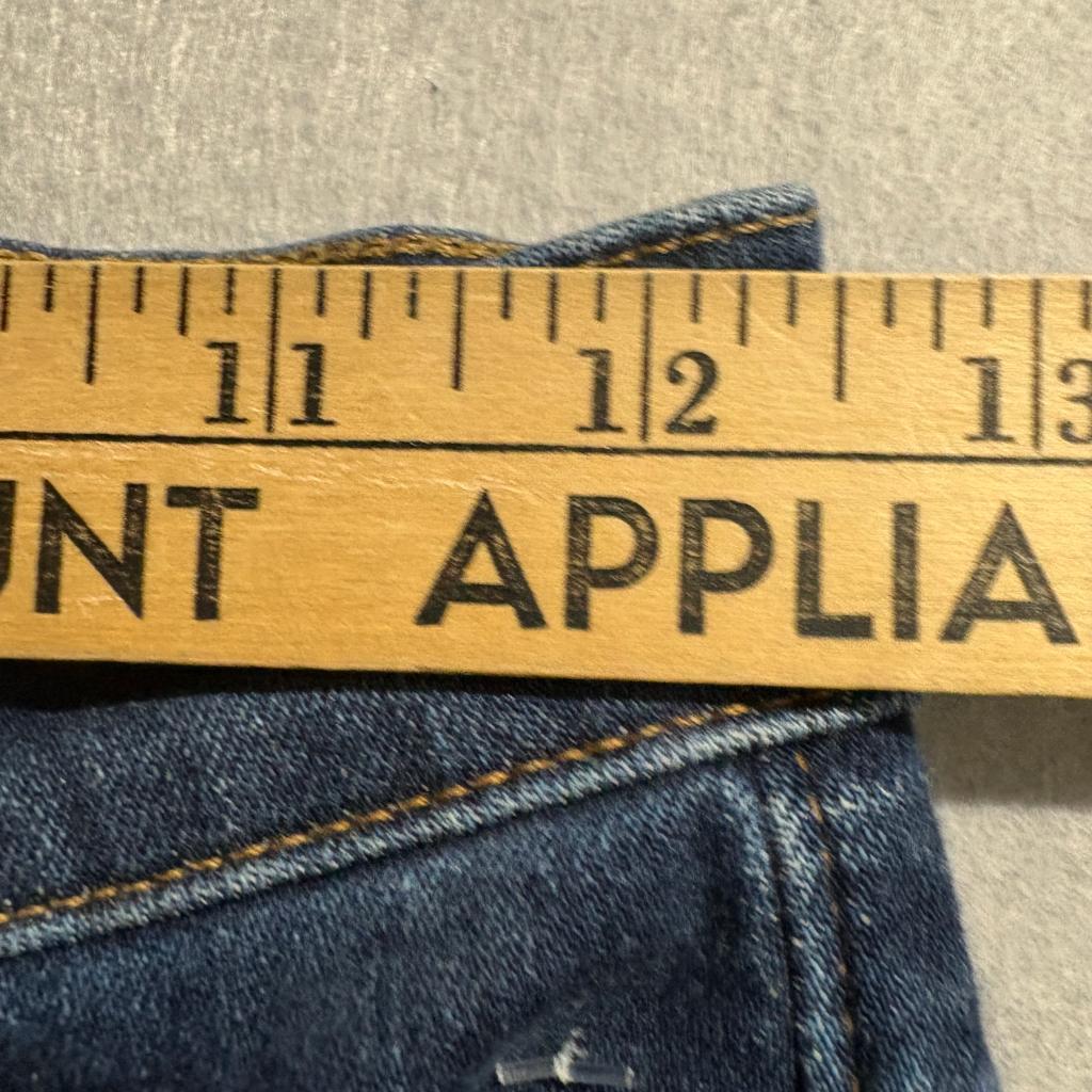 Madewell Skinny Flare Jeans Womens 24 Blue Denim High Rise Stretch