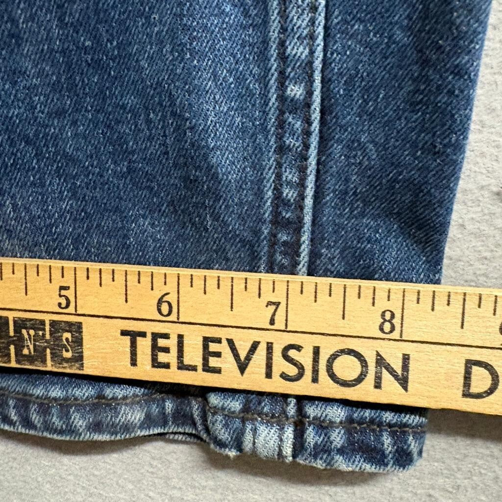 Calvin Klein Jeans Mens 40x32 Slim Straight Blue Denim Jeans Measured 40x30