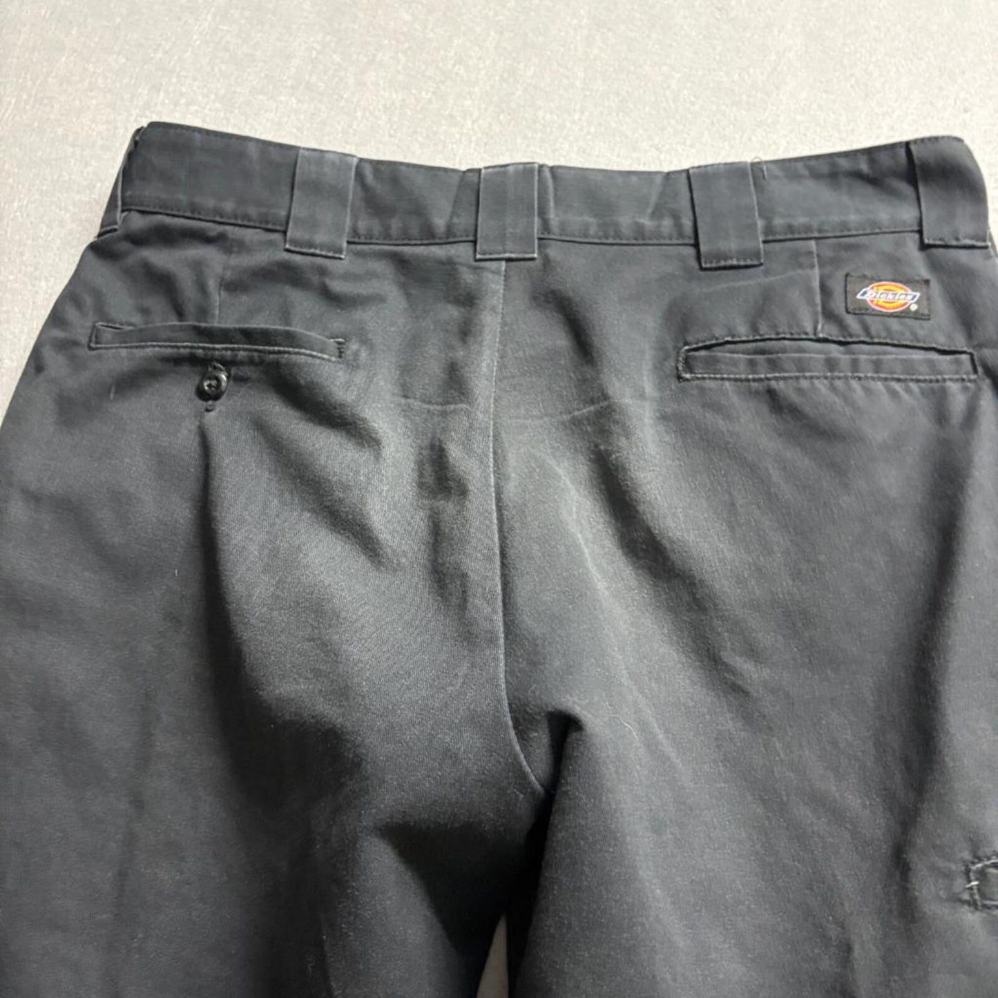Dickies Flex Slim Taper Pants Mens 34x30 Black Chino Workwear Utility