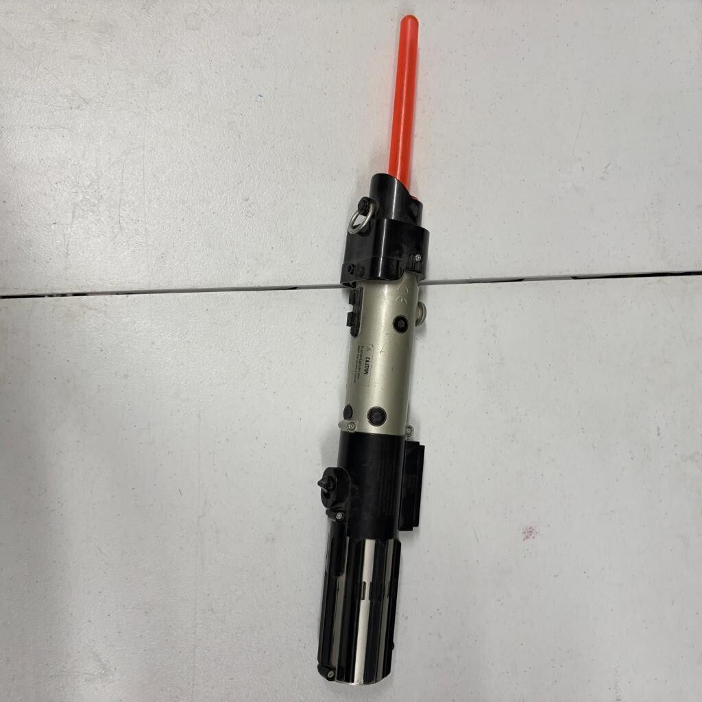 Star Wars Darth Vader Lightsaber Toy Hasbro 2006 Red Retractable Blade