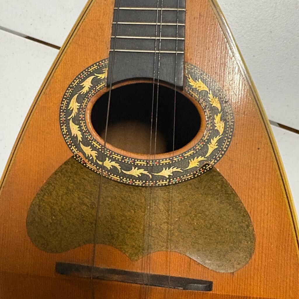 Vintage Lakeside Bowl Back Mandolin 8 String Tater Bug with Original Case